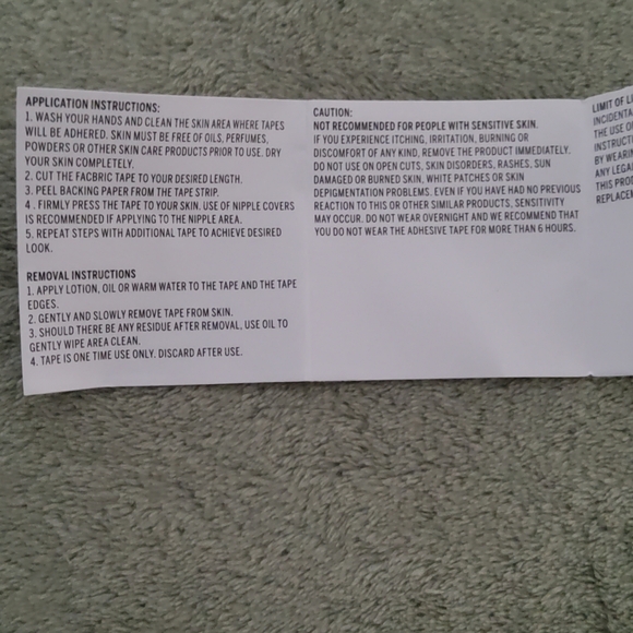 Victoria's Secret Bare Boob Invisible Breast Tape - Ganache  (Dark Brown) - Picture 6 of 7